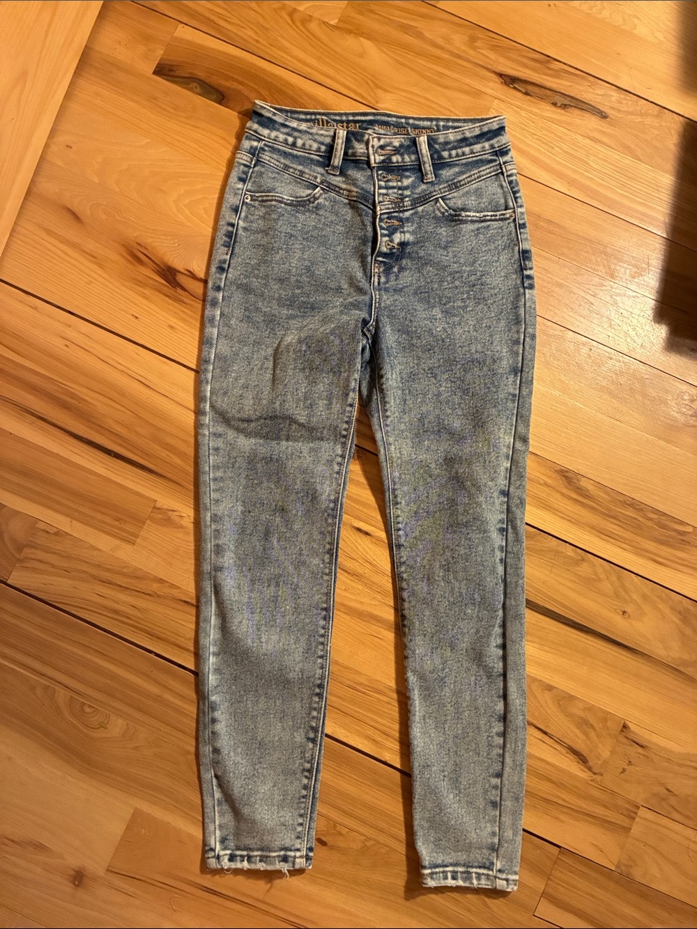 Vanilla Star High-Rise Skinny Jeans – Light Blue